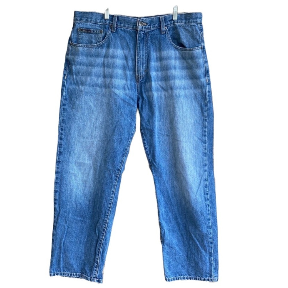 Men’s Calvin Klein Relaxed Straight Denim Jeans Size 38